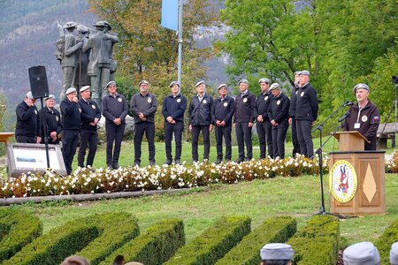 Predsednik ZVGS Anton Vavroš je nagovoril udeležence 40. kongresa IFMS. Vir Marjan Burgar